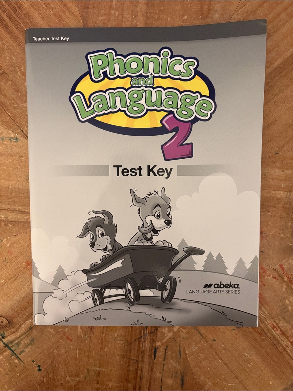 Abeka Phonics and Language 2 Test Key - Gray